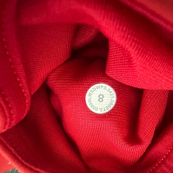 LULULEMON INSTILL HIGH-RISE TIGHT - DARK RED - SIZE 8 - 25" - Picture 3 of 4